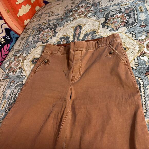 Spanx Wide Leg Pants Women's Slimming Size Large Work Dress Pants - Picture 8 of 9